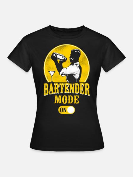 Bartender Mixologist Bartender - Frauen T-Shirt - Schwarz