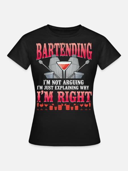 Bartender Mixologist Bartender I'm - Frauen T-Shirt - Schwarz
