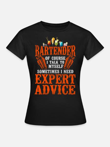 Bartender Mixologist Bartender Of - Frauen T-Shirt - Schwarz