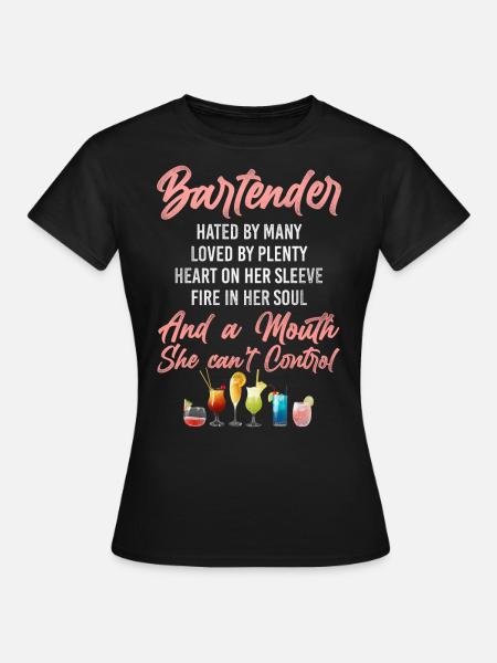 Bartender Mixologist Bartender - Frauen T-Shirt - Schwarz