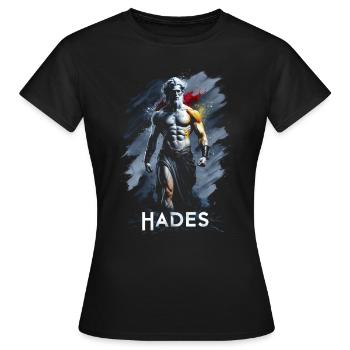 Hadès, mythologie grecque, dieu - T-shirt Femme - noir - Devant - AI Model Female 172 dark (172cm)