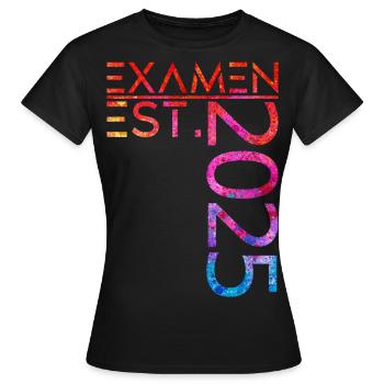 Examen EST. 2025 - Frauen T-Shirt - Schwarz - Vorne - AI Model Female 172 dark (172cm)