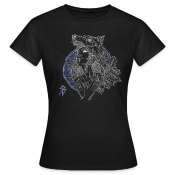 Schildmaid - Frauen T-Shirt - Schwarz - Vorne - AI Model Female 172 dark (172cm)
