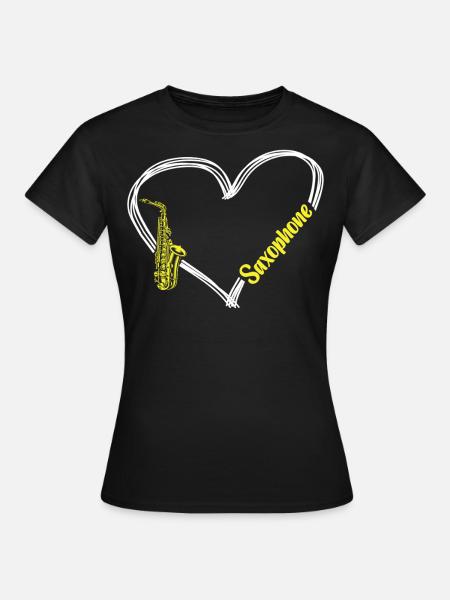 Saxophones Saxophones - T-shirt Femme - noir