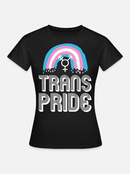 Transgender Trans LGBT Pride - Frauen T-Shirt - Schwarz