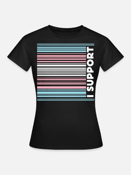 Transgender Trans LGBT Pride - Frauen T-Shirt - Schwarz