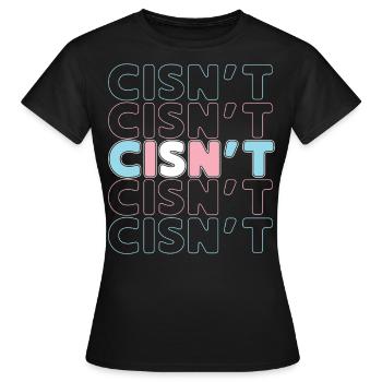 Transgender Trans LGBT Pride - Women's T-Shirt - black - Front - AI Model Female 172 dark (172cm)