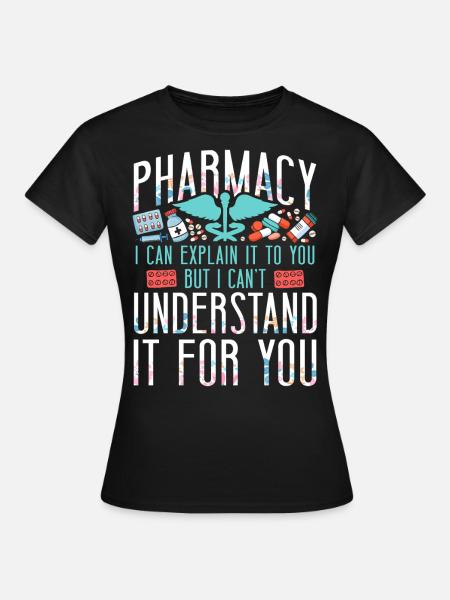 Pharmacy Tech Technician - Frauen T-Shirt - Schwarz