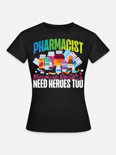 Pharmacy Tech Technician - Frauen T-Shirt - Schwarz