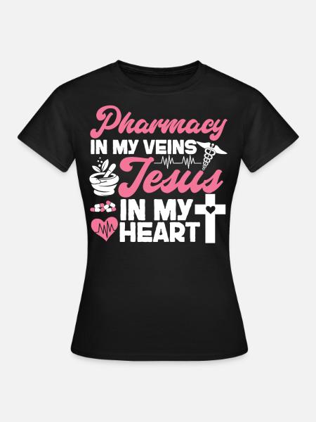 Pharmacy Tech Technician - Frauen T-Shirt - Schwarz