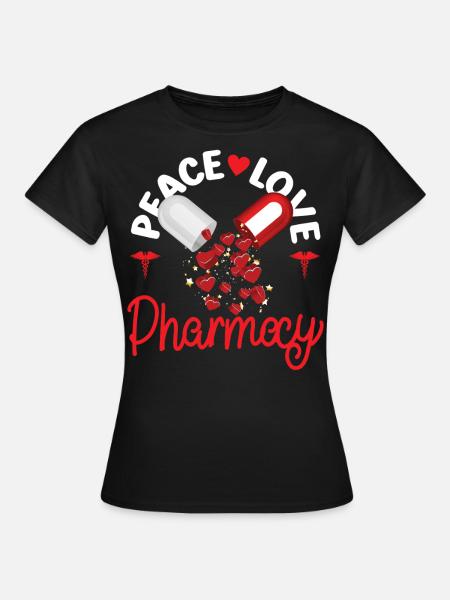 Pharmacy Tech Technician - Frauen T-Shirt - Schwarz