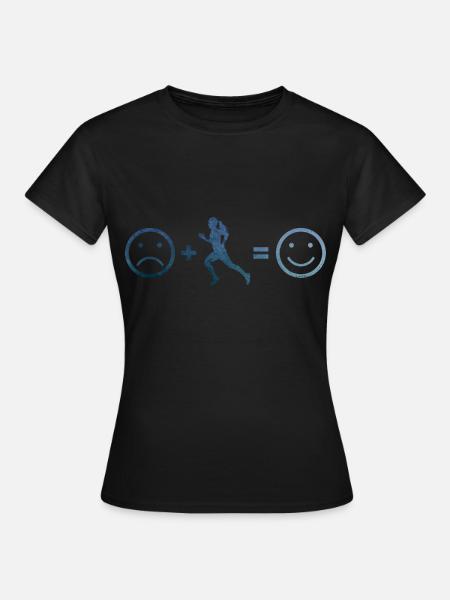 Jogging Men's Running Running Race - Women's T-Shirt - black