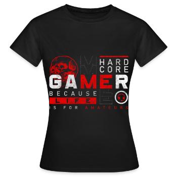 Jeu en ligne Ligue de jeu - T-shirt Femme - noir - Devant - AI Model Female 172 dark (172cm)