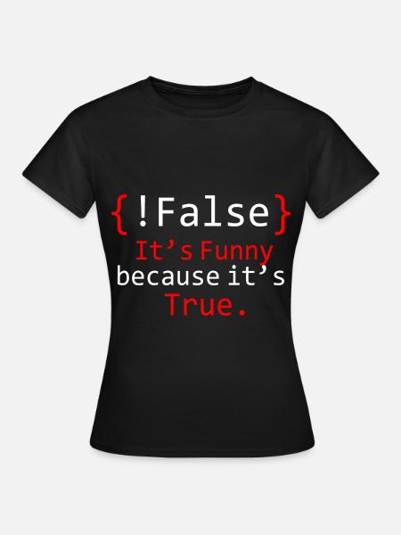 debugging programmer computer science computer nerd - Women's T-Shirt - black