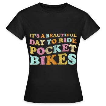 Motorrad Dreck Enduro - Frauen T-Shirt - Schwarz - Vorne - AI Model Female 172 dark (172cm)