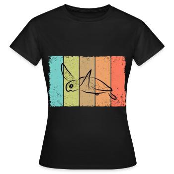 Turtle turtle - Women's T-Shirt - black - Front - AI Model Female 172 dark (172cm)