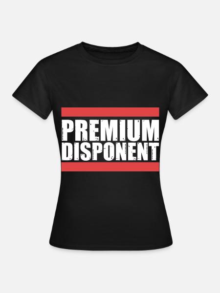 Disponent - Frauen T-Shirt - Schwarz
