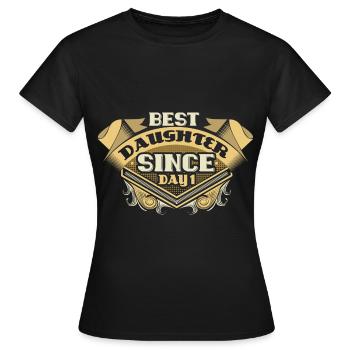 Cadeau fille fille - T-shirt Femme - noir - Devant - AI Model Female 172 dark (172cm)