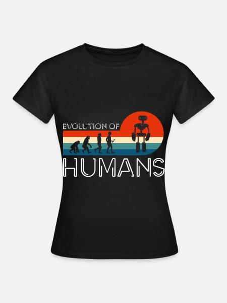 Android Cyborg - Women's T-Shirt - black