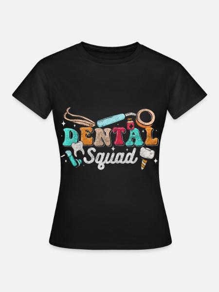 Arzt Bohrer Facharzt Zahnpasta - Frauen T-Shirt - Schwarz