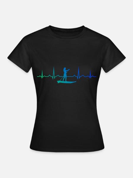 Sup Standup Paddling Stand up Paddling Board - Women's T-Shirt - black