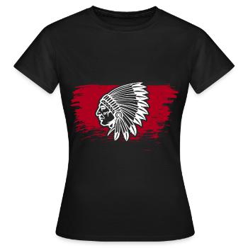 Chef indien - T-shirt Femme - noir - Devant - AI Model Female 172 dark (172cm)