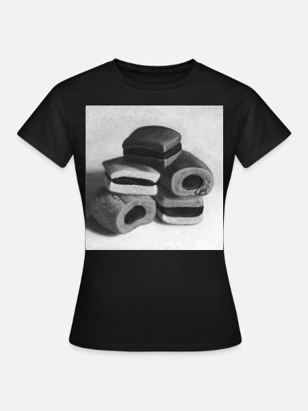 Lakritz - Frauen T-Shirt - Schwarz