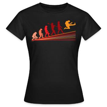 Guitar Evolution Music Guitar Player - T-shirt Femme - noir - Devant - AI Model Female 172 dark (172cm)