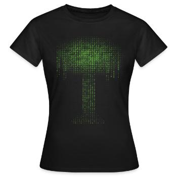 Programmeur d’arborescence binaire - T-shirt Femme - noir - Devant - AI Model Female 172 dark (172cm)