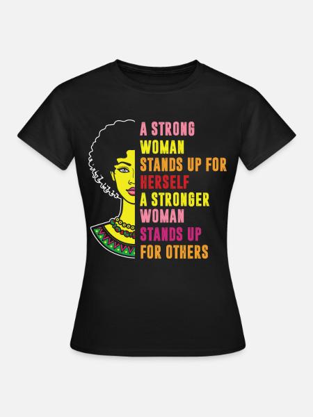 Femmes fortes Féministe Égalité sociale - T-shirt Femme - noir