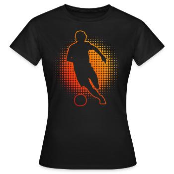 Football Football Jouer au football Football Football Football - T-shirt Femme - noir - Devant - AI Model Female 172 dark (172cm)