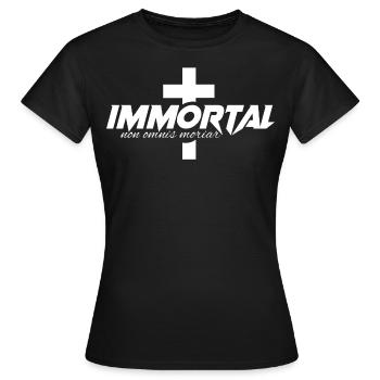 Christ immortel - T-shirt Femme - noir - Devant - AI Model Female 172 dark (172cm)