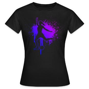 Matchs de football Footballeurs Matchs de football - T-shirt Femme - noir - Devant - AI Model Female 172 dark (172cm)
