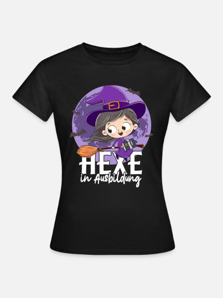 Hexe In Ausbildung - Frauen T-Shirt - Schwarz