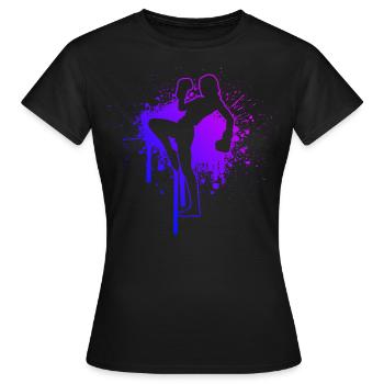 Kickboxing Boxe féminine Kickboxing Kickboxing - T-shirt Femme - noir - Devant - AI Model Female 172 dark (172cm)