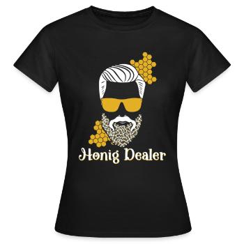 Honig Dealer - Frauen T-Shirt - Schwarz - Vorne - AI Model Female 172 dark (172cm)