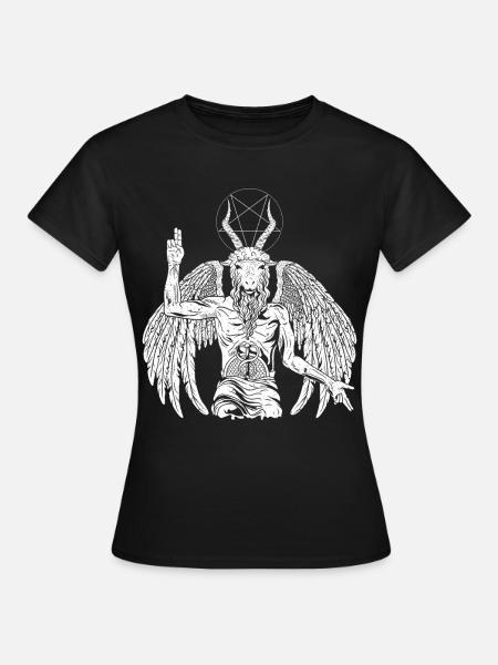 Devil Baphomet Gothic Goat - Women's T-Shirt - black