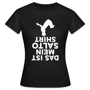 Das Ist Mein Salto Shirt - Frauen T-Shirt - Schwarz - Vorne - AI Model Female 172 dark (172cm)