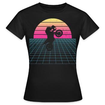 Men's Dirt Bike Women's Dirt Biker Dirt Bike - Women's T-Shirt - black - Front - AI Model Female 172 dark (172cm)