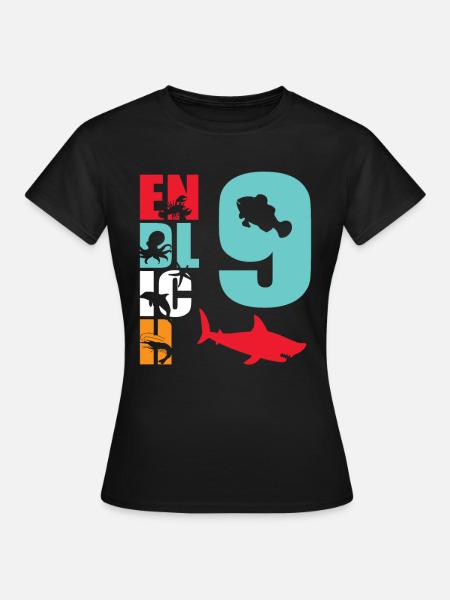 Endlich 9 Hai - Frauen T-Shirt - Schwarz