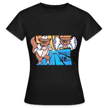 Infirmière After-work Week-end Travail - T-shirt Femme - noir - Devant - AI Model Female 172 dark (172cm)