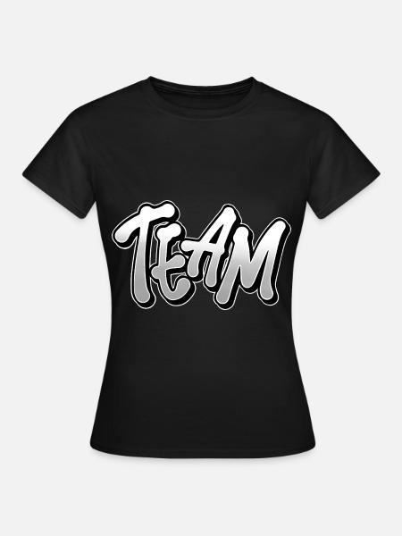 Team - Frauen T-Shirt - Schwarz