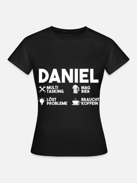 Daniel - Frauen T-Shirt - Schwarz
