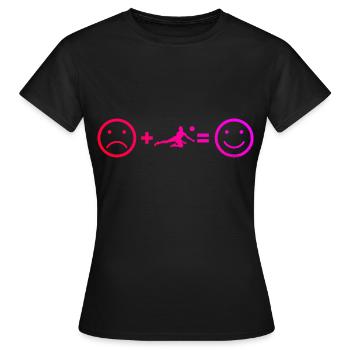 Volley-ball Volley-ball Joueurs de volley-ball - T-shirt Femme - noir - Devant - AI Model Female 172 dark (172cm)