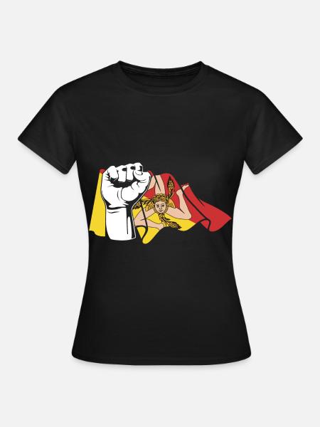 Faust Sicile Sicile - T-shirt Femme - noir