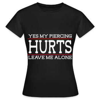 Piercer Piercing Studio - Women's T-Shirt - black - Front - AI Model Female 172 dark (172cm)