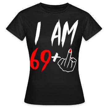 70. Geburtstag - Frauen T-Shirt - Schwarz - Vorne - AI Model Female 172 dark (172cm)