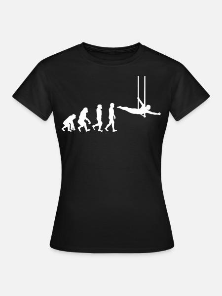 Trapèze volant Circus Gymnastique Évolution - T-shirt Femme - noir