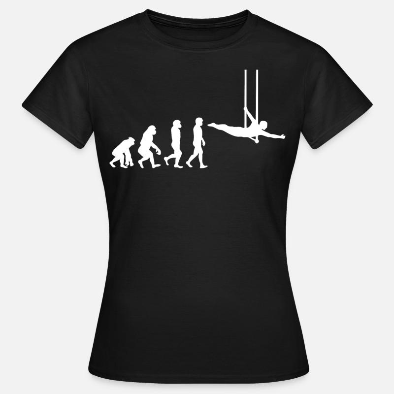 Trapèze volant Circus Gymnastique Évolution - T-shirt Femme - noir