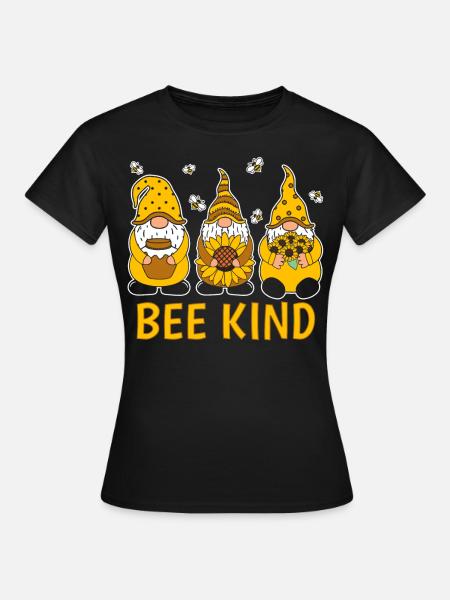 Bee Kind - Frauen T-Shirt - Schwarz